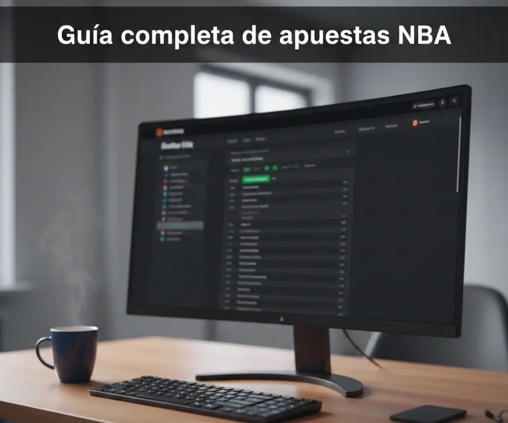Pantalla mostrando cuotas de apuestas moneyline para partido NBA